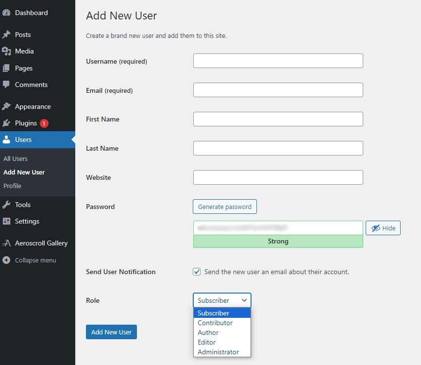 Learn How to Enable Anyone can Register Option in Wordpress 20 Wordpress Admin area User Roles