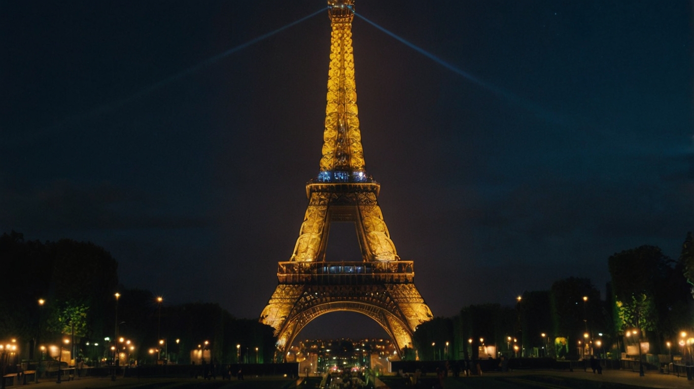 Eiffel Tower Illuminated
